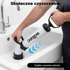 Wiltec rankinis vamzdžių valymo siurblys su 3 guminiais adapteriais 64734