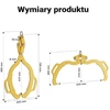 WilTec rąstų kėlimo žnyplės iki 620 mm, keliamoji galia 1000 kg, modelis 62387