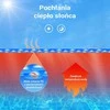 Wiltec saulės šildymo danga baseinui, apvali, 3,6 m skersmens, mėlyna, 400 µ storio