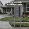 Wiltec šešių sekcijų pastatoma pašto dėžučių sistema su stovu, antracitinė, 61745