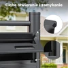 Wiltec šešių sekcijų pastatoma pašto dėžučių sistema su stovu, antracitinė, 61745