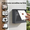 Wiltec sieninė pašto dėžutė iš cinkuoto plieno su užraktu ir akutėmis, 60137