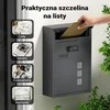 Wiltec sieninė pašto dėžutė su kodine spyna ir langeliu, antracito, 60034