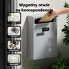 Wiltec sieninė pašto dėžutė su kodine spyna ir akute, sidabrinė, 60032