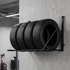 Wiltec sieninis padangų laikiklis 4 ratams iki 130 kg, 136 x 73 x 70,5 cm, 51484