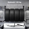 Wiltec sieninis padangų laikiklis 4 ratams iki 130 kg, 136 x 73 x 70,5 cm, 51484