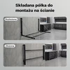 Wiltec sieninis padangų laikiklis 4 ratams iki 130 kg, 136 x 73 x 70,5 cm, 51484