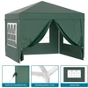 Wiltec sodo paviljonas 3 x 3 m su UV 50+ apsauga, nuimamomis sienelėmis ir langais 61801