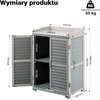 Wiltec sodo sodinimo stalas su nerūdijančio plieno stalviršiu ir spintele 52415