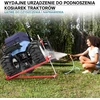 Wiltec šoninis traktoriuko ir sodo technikos keltuvas, plieno, pakeliamas iki 400 kg, reguliuojamas iki 35°, 50800