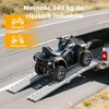 Wiltec sulankstoma aliumininė užvažiavimo rampa 223 cm, 340 kg, modelis 30184