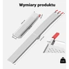 Wiltec sulankstoma aliumininė užvažiavimo rampa 215 cm, 340 kg, modelis 30193