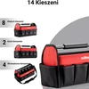 Wiltec sulankstomas įrankių krepšys su 14 kišenių, iki 30 kg, modelis 65375