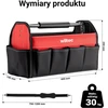 Wiltec sulankstomas įrankių krepšys su 14 kišenių, iki 30 kg, modelis 65375