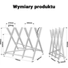 Wiltec sulankstomas malkų pjovimo stovas su 4 laikikliais, iki 100 kg, 63858