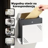 Wiltec V63 nerūdijančio plieno pašto dėžutė su užraktu, 37 x 10,2 x 37 cm, 65728