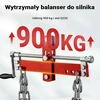 Wiltec variklio balansyras 900 kg su keturiomis grandinėmis 60386