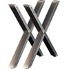 Wiltec X formos plieninės stalo kojos 72 x 60 cm, 200 kg, modelis 60864