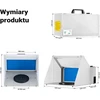 Wiltec XPOtool dažų purškimo kabina aerografui su filtracija, LED apšvietimu, 4 m³/min, 34268
