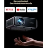 WiMiUS išmanusis projektorius Full HD 1080p, 1000 ANSI lm, Wi-Fi 6, Bluetooth P62 Pro