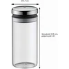 WMF stiklinis maisto laikymo indas su dangteliu 1 l, 21,5 cm, 06616040