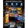 WOLFANG 4 kanalų automobilinis vaizdo registratorius 4K su 3,39 col. IPS ekranu WD07