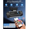 WOLFANG 4 kanalų automobilinis vaizdo registratorius 4K su 3,39 col. IPS ekranu WD07