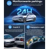 WOLFANG automobilinis vaizdo registratorius su priekine ir galine 4K/1080p kamera, Wi-Fi, WD05