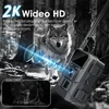 WOLFANG laukinės gamtos kamera 4G LTE 2K 48 MP su saulės skydeliu WT07-Pro-Juodas
