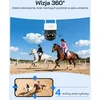 WOLFANG lauko stebėjimo kamera 4G LTE, saulės energija, 2K, naktinis matymas, PTZ, PIR jutiklis, IP66, WT08-WB