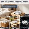WOLFANG nešiojamas CD grotuvas su Bluetooth, FM radiju ir 4000 mAh baterija WDV04
