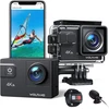 WOLFANG sportinė kamera 4K 60 FPS su Wi-Fi, 40 m atsparumu vandeniui ir 6 ašių EIS GA300