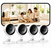 WOLFANG vidaus stebėjimo kamera Wi-Fi 1080p su naktiniu matymu WS01