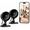 WOLFANG vidaus Wi-Fi kamera 1080p su naktiniu matymu, 2 vnt., WS01