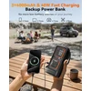 WOLFBOX nešiojamas oro kompresorius padangoms 150 PSI, 12000 mAh, MegaFlow24-NEW