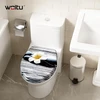 WOLTU lėtai nusileidžiantis unitazo dangtis iš duroplasto, baltas Frangipani, WS2842