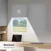 WOLTU plisuota tamsinamoji korinė žaliuzė be gręžimo 50 x 130 cm, balta, 4063425099000