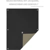 WOLTU stoglangio užtemdanti roleta su siurbtukais, 76 x 115 cm, juoda, DAR002sz07