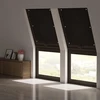 WOLTU stoglangio užtemdanti roleta su siurbtukais, 76 x 115 cm, juoda, DAR002sz07