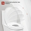 WOLTU tualeto sėdynė su lėto nusileidimo mechanizmu, vaikiška sėdyne ir Fix-Clip WOLTU