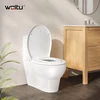 WOLTU tualeto sėdynė su lėto nusileidimo mechanizmu, vaikiška sėdyne ir Fix-Clip WOLTU