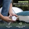 Woowind elektrinė nešiojama oro pompa 200 l/min, 2000 mAh, LED žibintas, mini, V05