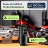 Woowind nešiojama automatinė oro kompresoriaus pompa, 150 PSI, USB įkrovimas, LED, automobilio, motociklo, dviračio ir kamuolių pompai LP1