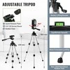 WORKPRO 360° kryžminis žalias lazerinis nivelyras su stovu, automatinis išlyginimas, W002905A