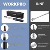 WORKPRO dinamometrinis raktas 2–26 Nm, 72 dantų, 14 dalių rinkinys W003123A