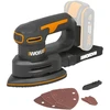 Trikampis šlifuoklis Worx WX822.9; 20 V (be akumuliatoriaus ir pakrovėjo)