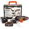 WORX akumuliatorinis kampinis šlifuoklis 20 V, 115 mm, 8600 aps./min., WX800