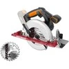 WORX akumuliatorinis rankinis diskinis pjūklas 20 V, 165 mm, su dulkių adapteriu, WX530.9