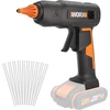 WORX karštų klijų pistoletas 18 V (20 V MAX), 60 W, PowerShare, 200°C, WX045.9