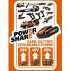 WORX karštų klijų pistoletas 18 V (20 V MAX), 60 W, PowerShare, 200°C, WX045.9